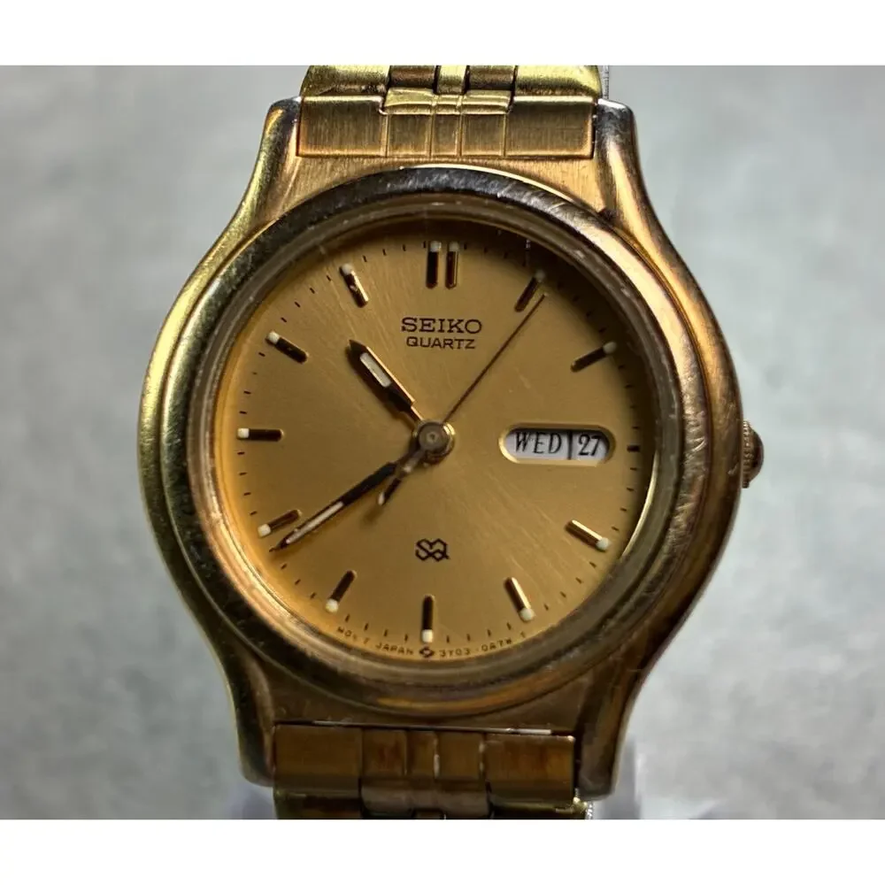 Vintage Seiko Women's Gold Tone Watch 26mm 6